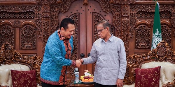 Bertemu Ketum PP Muhammadiyah, Ketua MPR RI Harap Silaturahmi Kebangsaan Bisa jadi Tradisi Politik
