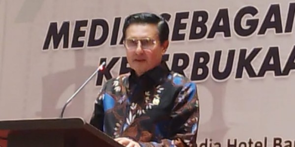 Fadel Muhammad Membuka Media Gathering KWP  2024