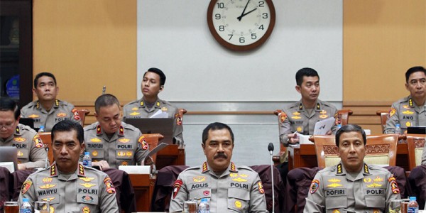 Raker Polri dengan Komisi III DPR