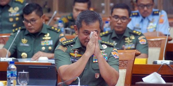 KASAD Raker Dengan Komisi I DPR RI