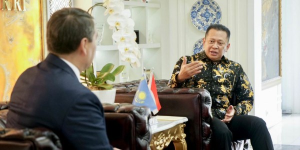 Terima Dubes Kazakhstan, Ketua MPR RI Dukung Kerjasama Sister City Astana - IKN Nusantara