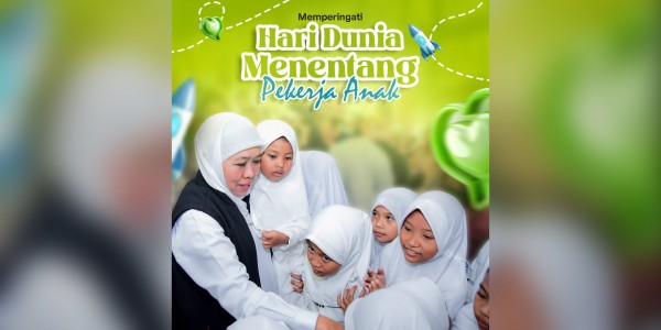 Khofifah Tegas Serukan Stop Pekerja Anak, Dorong Penuhi Hak dan Kesejahteraan Anak