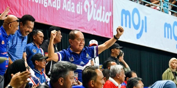 Proliga Voli 2024, Disaksikan SBY dan Syarief Hasan, LaVani Tundukkan STIN BIN 3-0