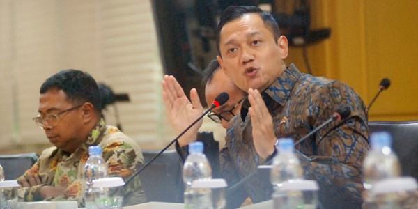 Menteri ATR Agus Harimurti Yudhoyono (AHY) Raker Dengan Komite I DPD RI
