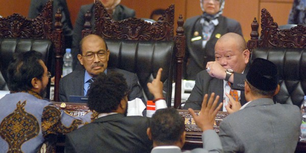 Sidang Paripurna ke-12 DPD RI Ricuh