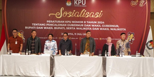 KPU DKI Sosialisasikan  PKPU Nomor 8 Terkait Batas Usia Cagub dan Cawagub