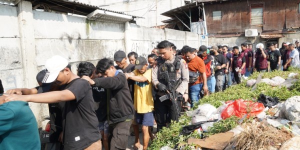 Gerebek Kampung Boncos, Polisi Ciduk 42 Pengguna Narkoba 