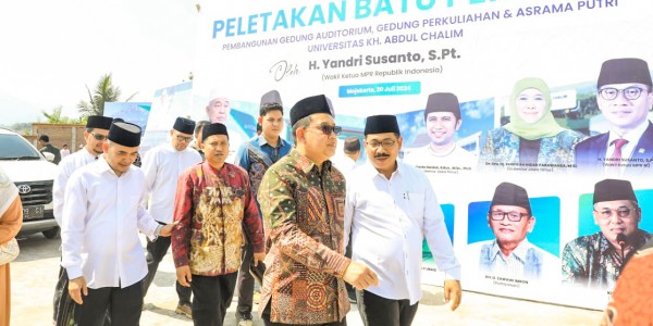 Ground Breaking UKHAC, Pj Gubernur Apresiasi UKHAC Lahirkan Lulusan Berkualitas Tingkatkan SDM Jatim