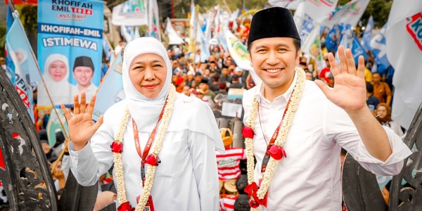 Gaspol!! Khofifah-Emil jadi Pendaftar Pertama Pilkada Jawa Timur 2024