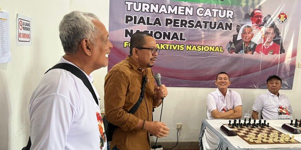 Aktivis Lintas Generasi Gelar Turnamen Catur, M. Qodari: Wujud Persatuan di Tengah Perbedaan