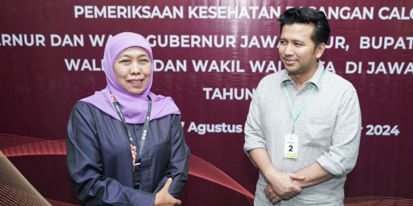 6 Jam Tes Fisik dan Mental, Khofifah-Emil: Alhamdulillah Lancar Tanpa Kendala