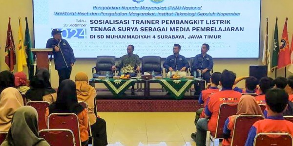 Terobosan PLTS dari PKM ITS, SD Mudipat dapat Pengalaman Langsung Belajar Energi Terbarukan