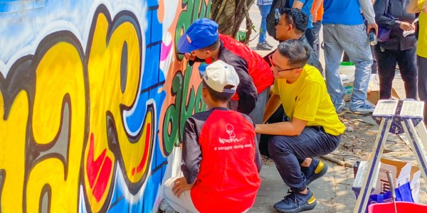 Ascott Indonesia Cluster East Java Gelar Kampanye Giving As One di Sanggar Alang-Alang Surabaya