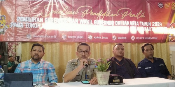 KPU Jakarta Pusat Ajak Masyarakat Gunakan Hak Pilihnya dengan Benar