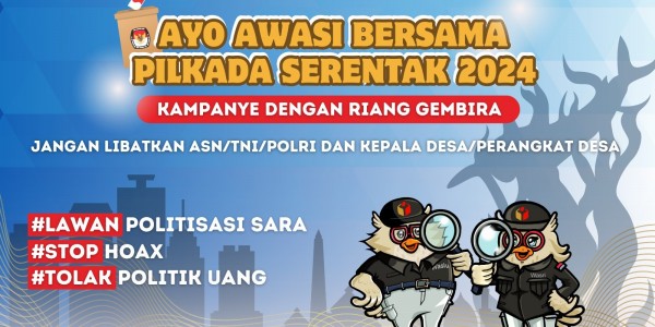 Bawaslu Kota Surabaya Ajak Warga #AyoAwasiBersama Pilkada Serentak 2024