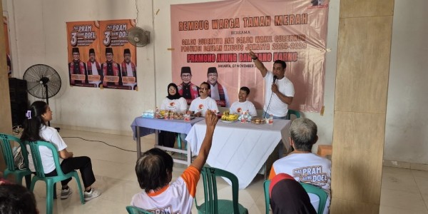 Bantah Alihkan Dukungan, Warga Tanah Merah Tegaskan Solid Dukung Pram-Rano