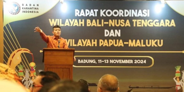 Kepala Barantin Tekankan Jajaran Jaga Integritas Sebagai Garda Terdepan Keamanan SDA
