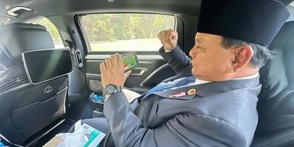 Timnas Cukur Saudi 2-0, Prabowo: Luar Biasa