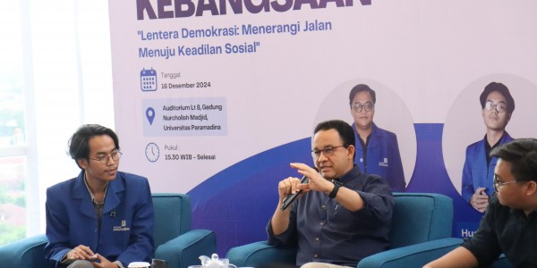 Kuliah Kebangsaan di Universitas Paramadina, Anies Baswedan Bicara Demokrasi hingga Ketimpangan Sosial