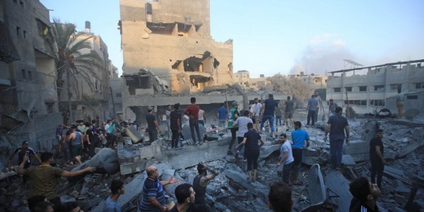 Awal Tahun 2025, Pasukan Zionis Israel Bombardir Gaza