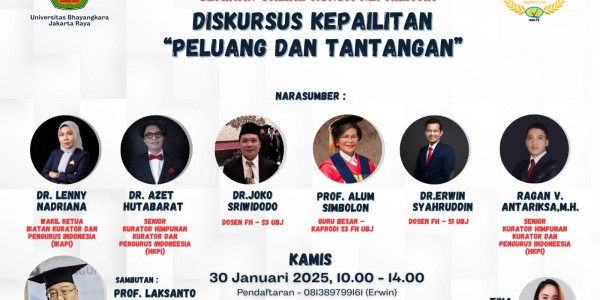 Tantangan Baru Fh Ubhara Unggul Dalam Menjawab Persoalan Kepailitan