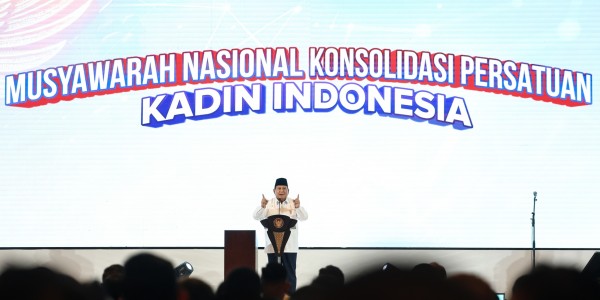 Di Munas Kadin, Prabowo Ingatkan Jaga Kekompakan