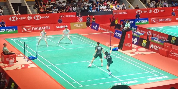 Dejan/Fadia Tumbang di Tangan Goh/Lai pada Indonesia Masters 2025