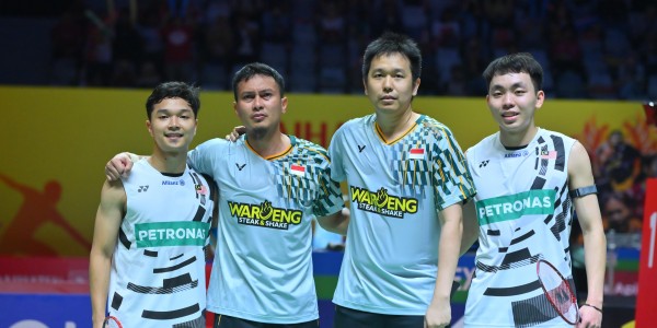 Perjalanan Hendra/Ahsan terhenti di 16 Besar Indonesia Master 2025
