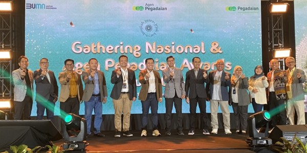 Omzet Capai Rp 7 Triliun, PT Pegadaian Beri Penghargaan untuk Agen Berprestasi se-Indonesia