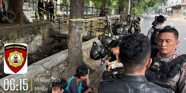 Polisi Amankan Gerombolan Remaja yang Tawuran di Sawah Besar 