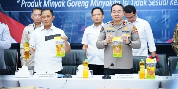 Polri Temukan 10.650 Liter Minyakita Hasil Kecurangan Takaran di Depok