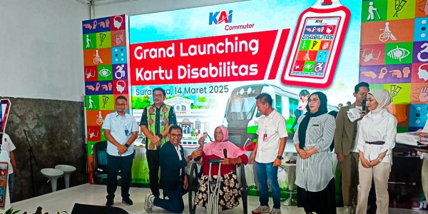 Luncurkan Kartu Disabilitas, KAI Commuter 8 Surabaya Maksimalkan Layanan pada Penggunanya