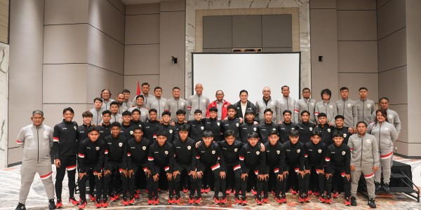 Resmi Lepas Timnas Indonesia U-17 ke Piala Asia, Erick Thohir Beri Motivasi Untuk Lolos ke Piala Dunia