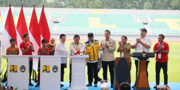 Presiden Prabowo Resmikan 17 Stadion yang Telah Rampung Direnovasi, Erick Thohir: Momentum Pembangunan Karakter Bangsa