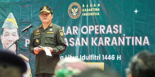 Barantin Perketat Pengawasan Karantina Jelang Idulfitri Hingga Arus Balik Lebaran