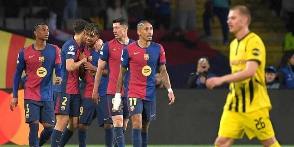 Barcelona Libas Dortmund 4-0, Langkahkan Satu Kaki ke Semifinal Liga Champions