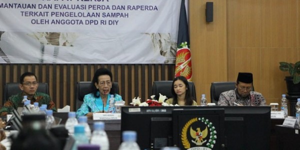 Anggota DPD RI DIY Gelar Raker Evaluasi Perda Terkait Pengelolaan Sampah