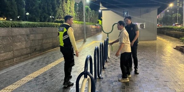 Polisi Selidiki Pencurian Sepeda di Stasiun MRT Setiabudi