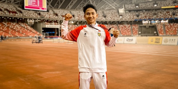 Menyala..!! Atlet Ini Sumbang Emas untuk Indonesia di Singapore Open Track and Field Championships