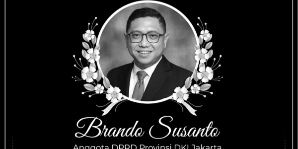 Kabar Duka, Anggota DPRD DKI Brando Susanto Meninggal Saat Halalbihalal PDIP