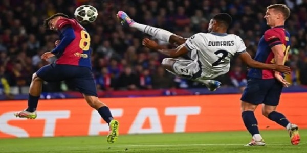 Duel Sengit di Kandang Barcelona, Inter Milan Gagalkan Kemenangan Tuan Rumah