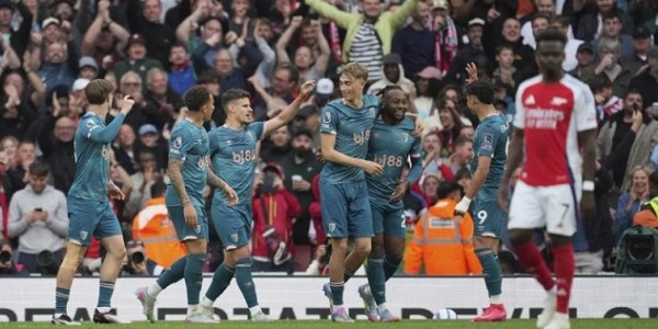 Arsenal Tumbang di Kandang, Bournemouth Balikkan Keadaan dan Menang 2-1