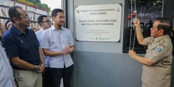 Pramono Resmikan Taman Anak Sejahtera di Jakarta Utara