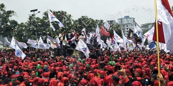 Demo Ribuan Buruh Kepung Istana Besok Tiba-tiba Batal, Kenapa?