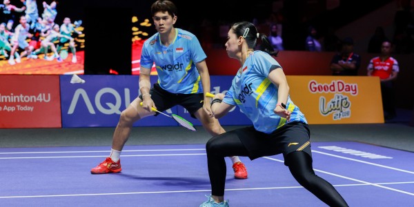 Tumbang di Perempat Final Indonesia Open 2025, Adnan/Indah: Kami Kecewa