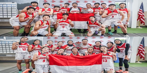 Tim DBL Indonesia All-Star 2025 Kawinkan Gelar Juara di Turnamen Basket di Amerika Serikat