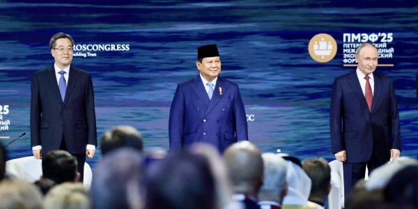 Prabowo Tegaskan Hadir Forum St. Petersburg Bukan Tak Hormati G7