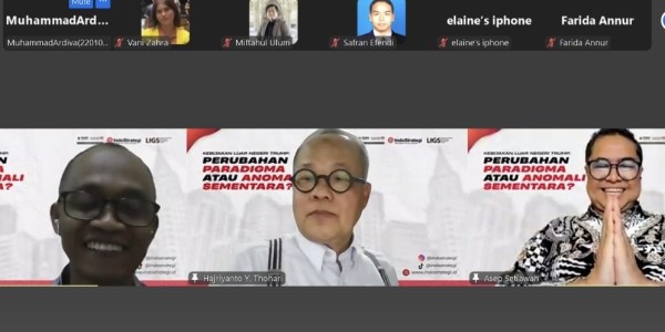 Di Webinar UMJ, Prof. Greg Barton: Pemerintahan Trump Otoriter dan Kleptokratis