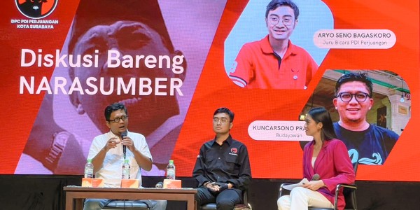 DPC PDIP Surabaya Gelar Nobar Film Bung Karno, Yordan: Sarana Penguatan Ideologi Kader