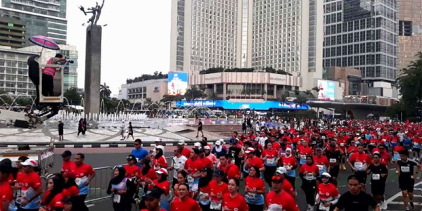 BTN Jakim 2025 Sukses Digelar, Lautan Manusia Penuhi Jalan Sudirman Thamrin